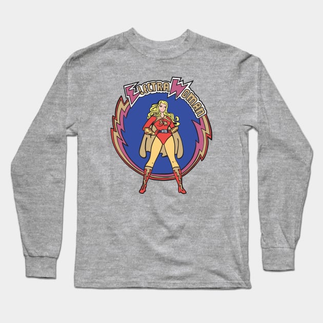 Electra Woman Long Sleeve T-Shirt by Chewbaccadoll